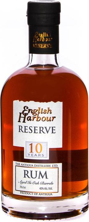 English Harbour RESERVE 10 Years Old Rum 40% Vol. 0,7l en coffret cadeau