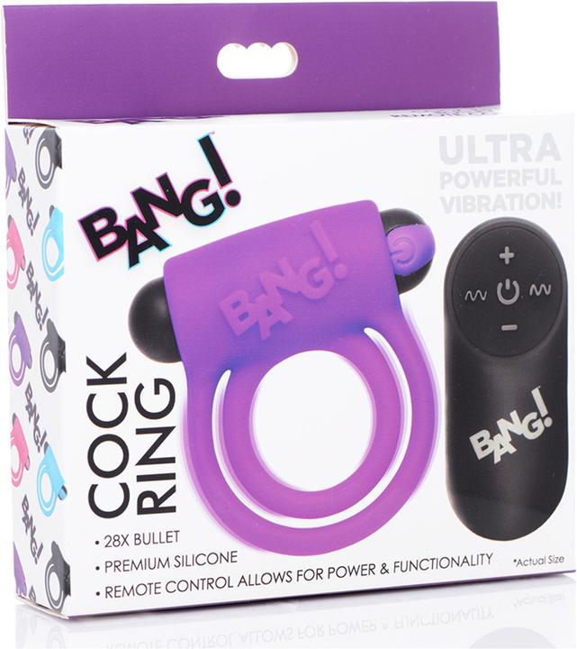 Immagine prodotto XR Brands Silicone Cock Ring & Bullet with Remote Control (7.70 cm)