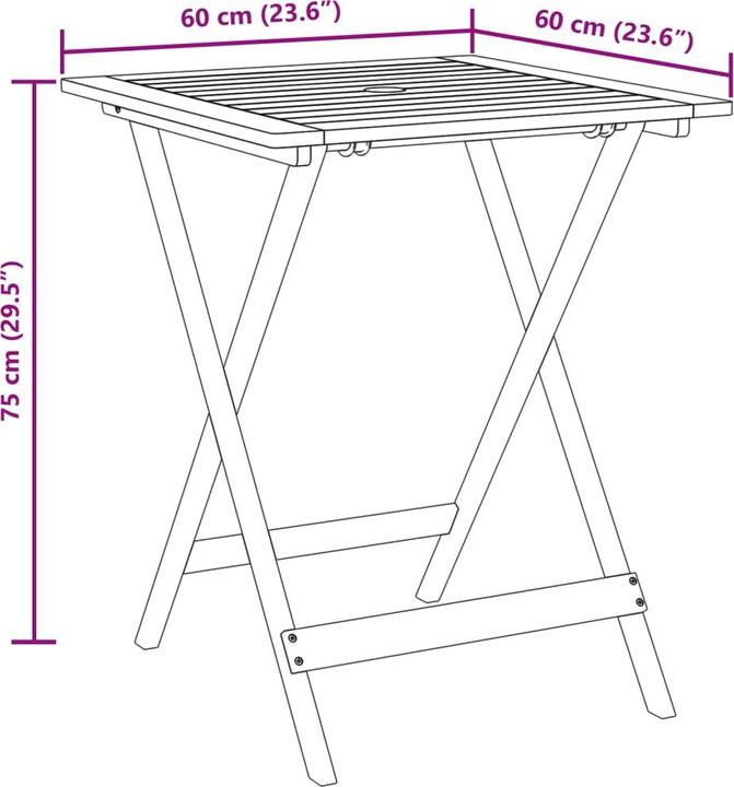 Produktbild VidaXL Münchenbernsdorf (54 cm)