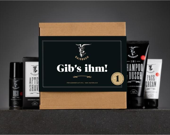 Produktbild Gaisbock Geschenkset #1 (Gesichtspflege set, Bartpflege set, Körperpflegeset, Haarpflege set)