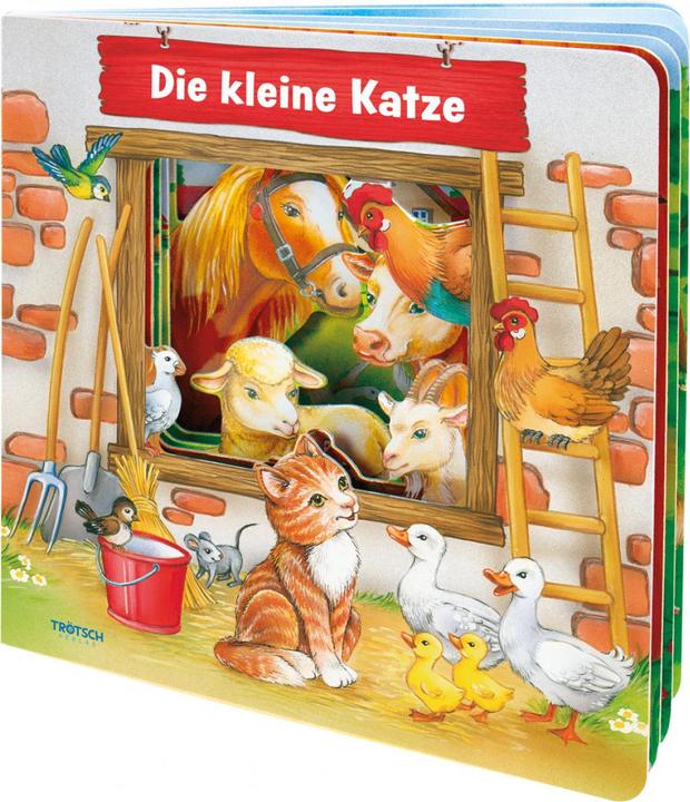 Actual product image Fensterpappenbuch - Die kleine Katze (German)