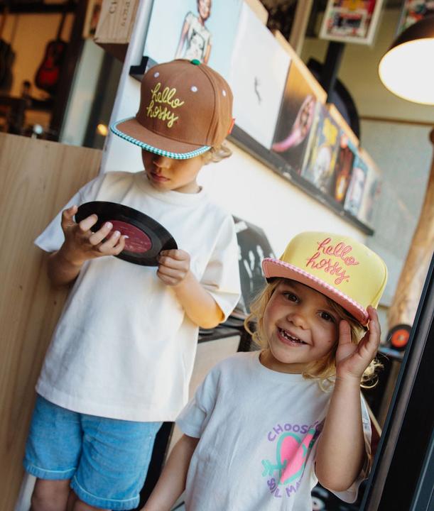 Produktbild Hello Hossy Chessy Pink Cap - Gelb / Pink (52, 53, 54, 55, 56)