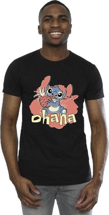 Immagine prodotto Disney Lilo And Stitch Ohana Pineapple Maglietta Uomo (3XL)