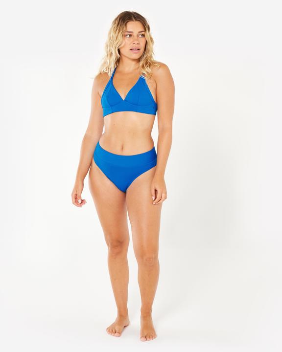 Image du produit Olaian Haut de maillot brassière texturé surf Femme - Bea bleu (80 C)