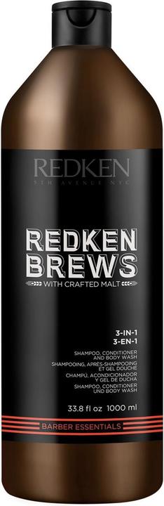 Immagine prodotto Redken BREWS - 3 in 1 (1000 ml, Shampoo liquido)