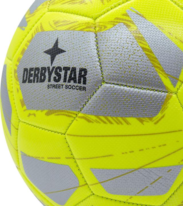 Actual product image Derbystar Street Soccer football size 5 silver/yellow