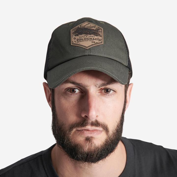 Actual product image Solognac Peaked cap wild boar green (One size)