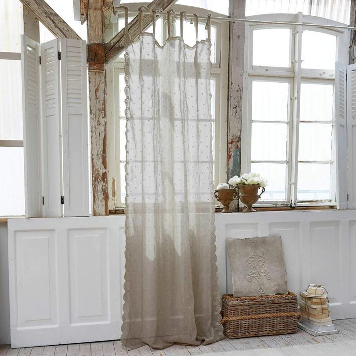 Produktbild Loberon Gardine Taroudant beige (250 x 135 cm)
