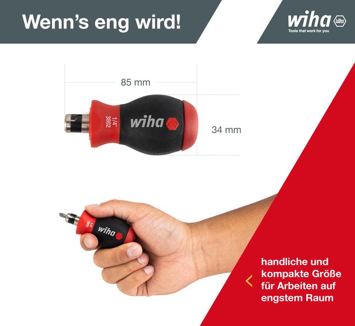 Actual product image Wiha Screwdriver (Slotted screws, Allen screw, Torx (TX), Pozidriv cross recess (PZ), Phillipps cross recess (PH))