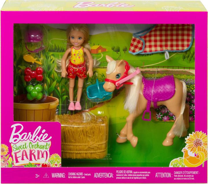 Immagine prodotto Barbie BRB Divertimento nella fattoria Chelsea+Pony