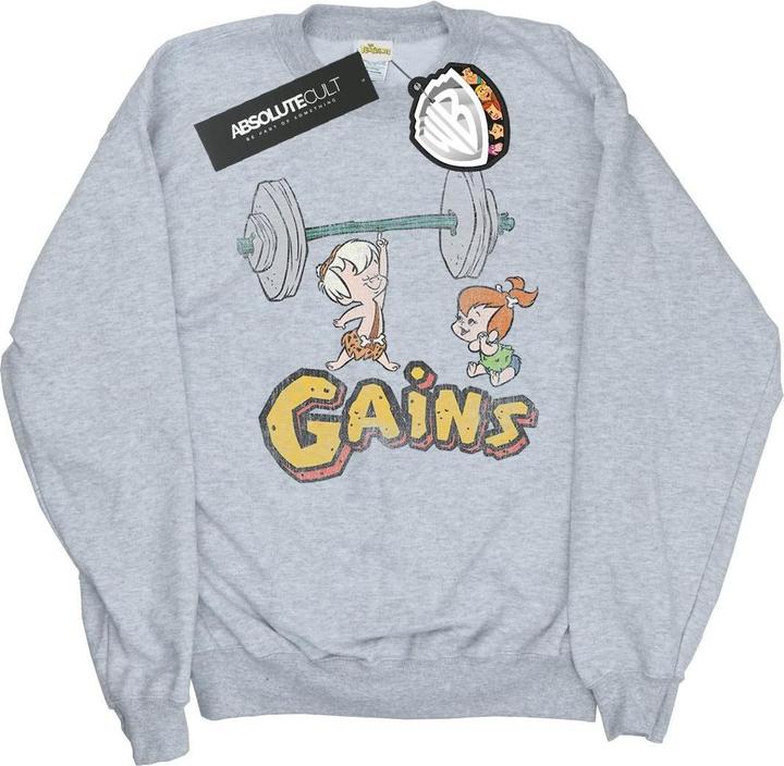 The Flintstones Bam Bam Gains Distressed Sweatshirt Jungen