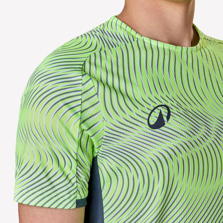 Actual product image Kipsta Damen/Herren Fussball Trikot kurzarm - VIRALTO Wave gelb/grau (M)