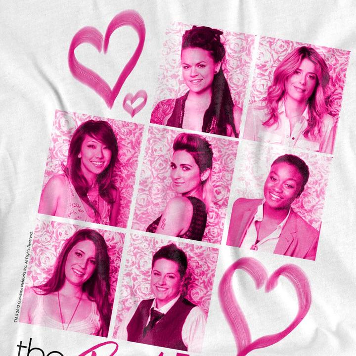 Immagine prodotto The Real L Word Maglietta Cuori Uomo (XXL)