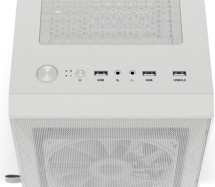Actual product image Krux Vako White RGB (KRXD005) (ATX, Micro-ITX, mATX)