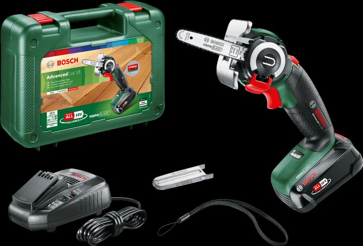 Image du produit Bosch Home & Garden AdvancedCut 18 (avec batterie) (Tronçonneuse à batterie)