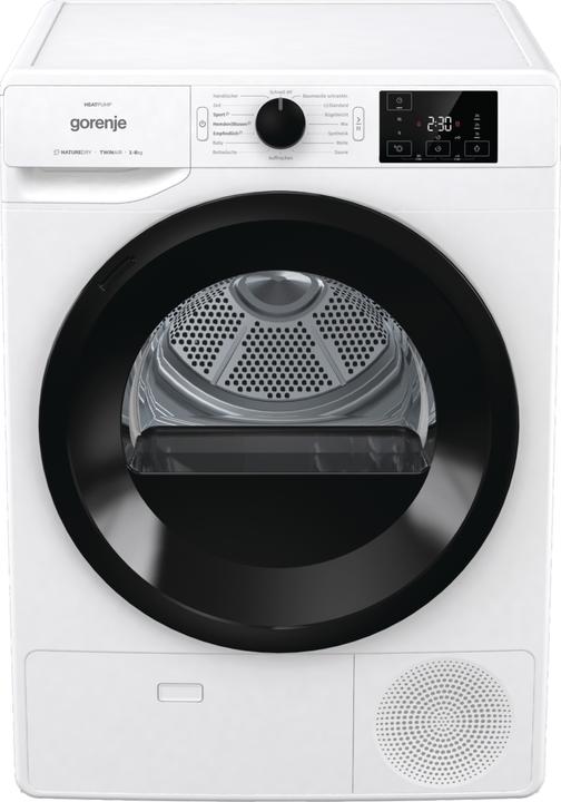 Actual product image Gorenje DNE82/GN Heat pump dryer A++ 8kg half load TwinAir (8 kg)