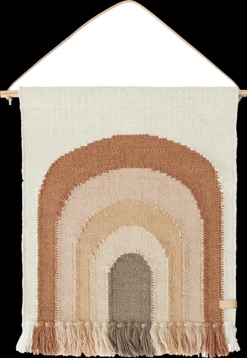 Oyoy Panneau mural The Rainbow mini chocolat (8 x 8 x 63 cm)