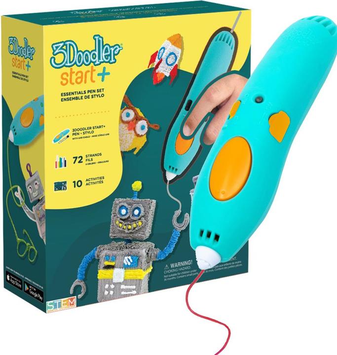 Actual product image 3Doodler Start PLUS 3D PRINTING PEN SPLUS 3D pen 0.77 mm Turquoise, Yellow