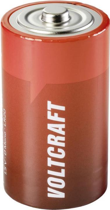 Image du produit Voltcraft Pile LR20 Mono (D) alcaline-manganèse 18000 mAh 1.5 V 1 pc. (1 pcs, D, 18000 mAh)