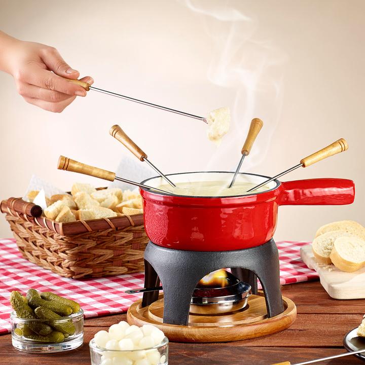 Actual product image Rosenstein & Söhne Cast iron cheese fondue pot