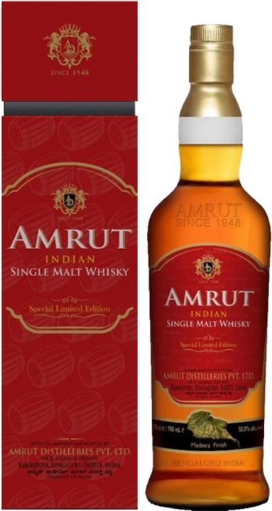 Actual product image Amrut Single Malt Limited Edition Madeira Finish (Single Malt, 1 x 70 cl)