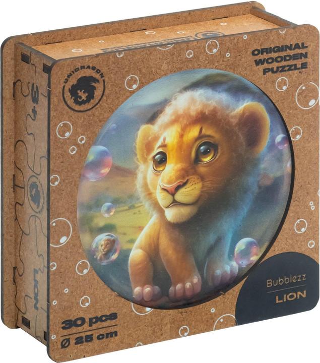 Image du produit Unidragon Bubblezz Lion (30 pièces) - Puzzle en bois pour enfants (30 pièces)