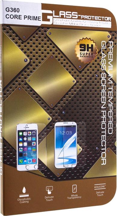 Produktbild Avizar Kristallklare Folie, Glas-Displayschutz (2 Stück, Samsung Galaxy Core Prime VE)