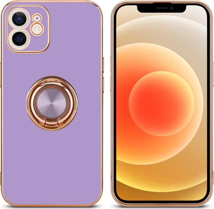 Image du produit Cadorabo Étui pour Apple iPhone 12 en TPU avec protection pour appareil photo et anneau LM089 Style (Apple iPhone 12)