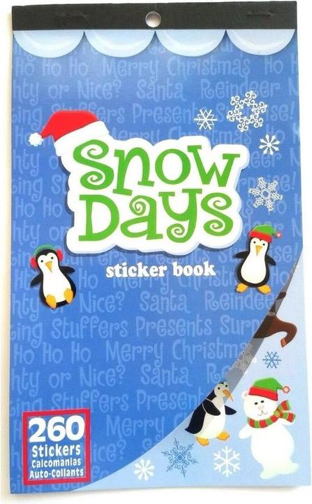 Produktbild Generic Stickerheft Snow Days weihnachtliches Design