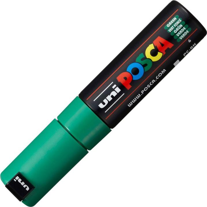 Produktbild Posca Marker PC-8K Keilspitze (Grün, 8 mm, 1 x)