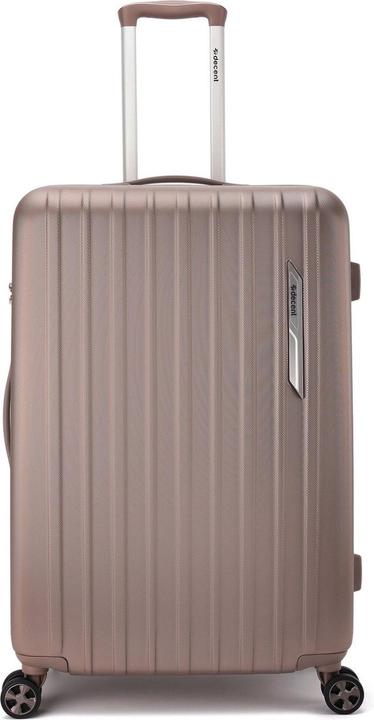 Actual product image Decent Paradiso large suitcase - 76 cm -95 liters - TSA Slot Champagne (95 l)