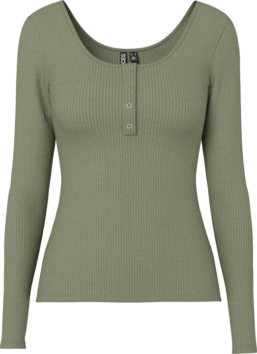Produktbild Pieces Vorn geknöpftes geripptes Oberteil (XL)