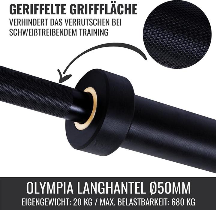 Produktbild Gorilla Sports Langhantelstange