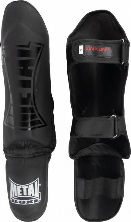MetalBoxe Protege Tibia+Pied Anatomique M Black Light (M)