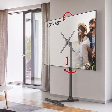 Image du produit Barkan FS310T Monture TV (65") Noir (Sol, 65", 36 kg)