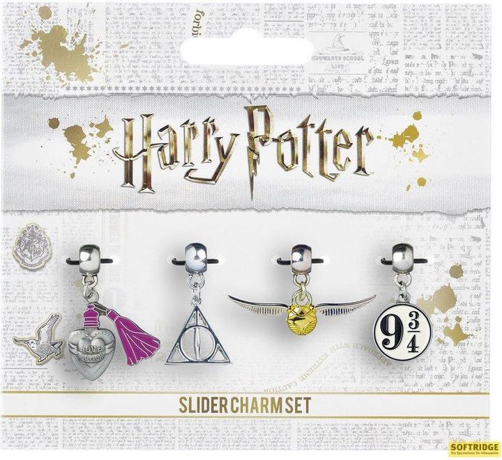 Produktbild The Carat Shop Harry Potter: Schnatz / Heiligtümer / 9 3/4 / Liebestrank (Versilbert)
