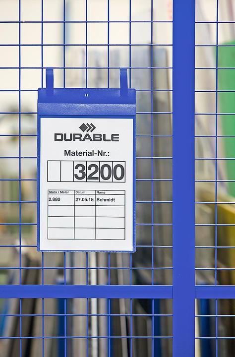 Actual product image Durable Grid box pocket with flap A4 high (A4, Cheer)