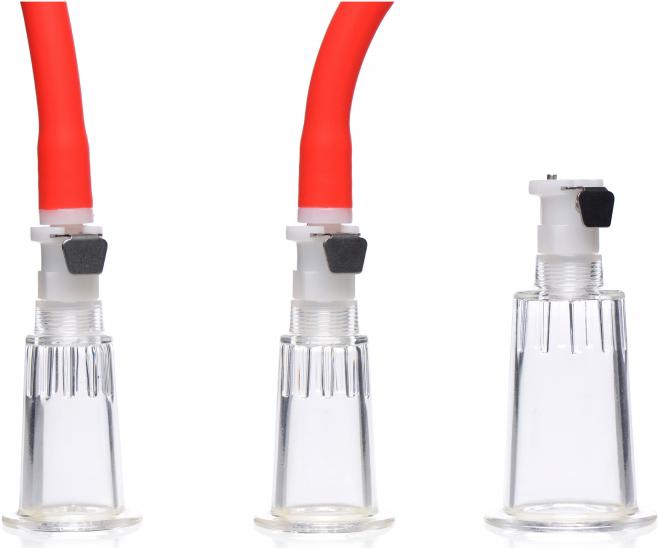 Immagine prodotto Master Series Sistema di pompaggio a 3 vie per succhiare il capezzolo e il clitoride