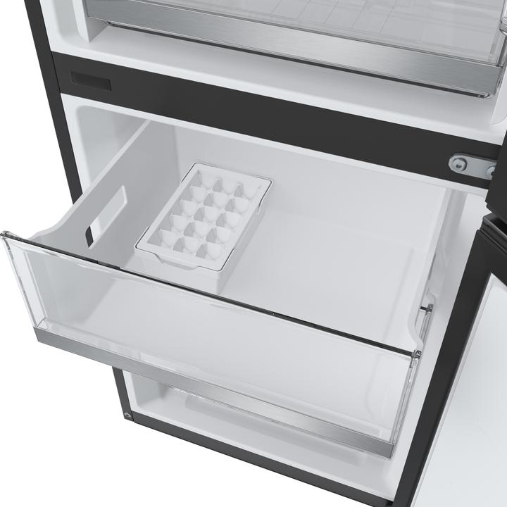 Immagine prodotto LG GBB72BM9DQ Frigorifero combinato, Classe D, 387L, Wi-Fi, Wine Rack, Vetro bianco satin (384 l)