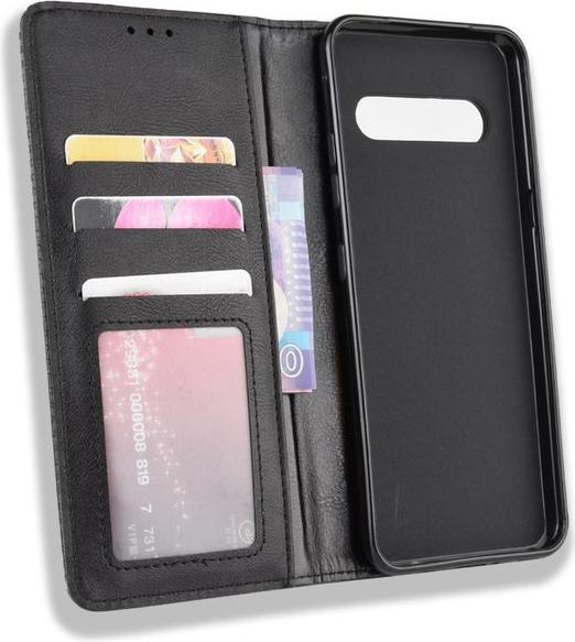 Actual product image MU Classic Retro Leather Bookcover Series (LG V60 ThinQ 5G)