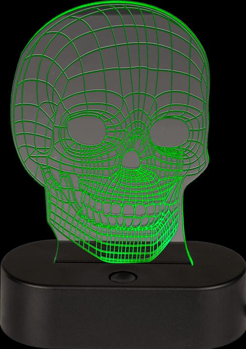 Produktbild Out of the blue 3D LED Tischlampe Totenkopf