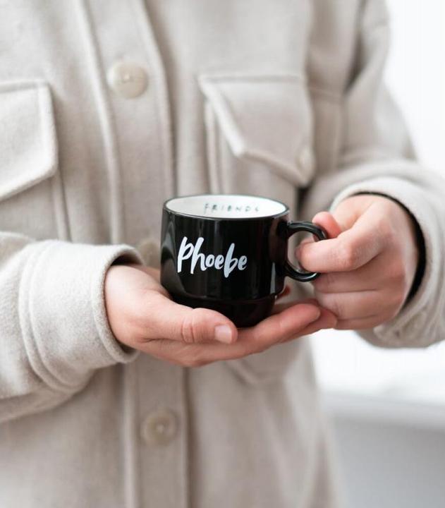 Actual product image Friends - Set of ceramic mugs with stand 150 ml 6 pcs. (150 ml, 6 x)