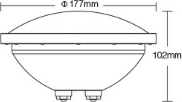 Image du produit Milight Lampe de piscine à LED 27W sans fil RGB+KW/WW 24V PAR-56 (2600 lm, IP68)