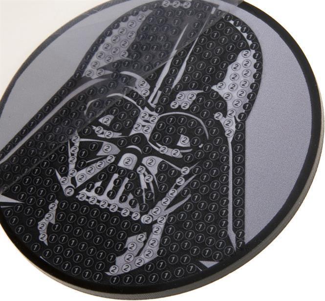 Actual product image Craft Buddy Darth Vader, Crystal Art backpack pendant