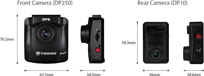 Produktbild Transcend DrivePro 620 (Bluetooth, WLAN, Beschleunigungssensor, GPS-Empfänger, Full HD)