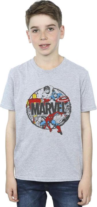 Actual product image Boys Comics Character Circle T-Shirt (104)