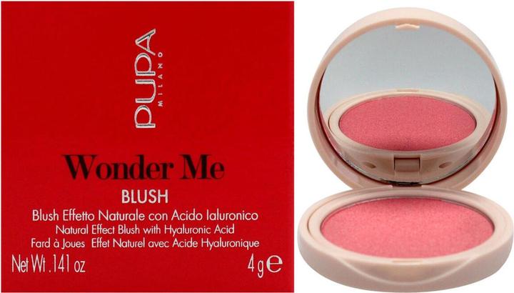 Actual product image Pupa Milano Wonder Me Blush 001 Thrill Me Glow 4g (001 Thrill Me-Glow)