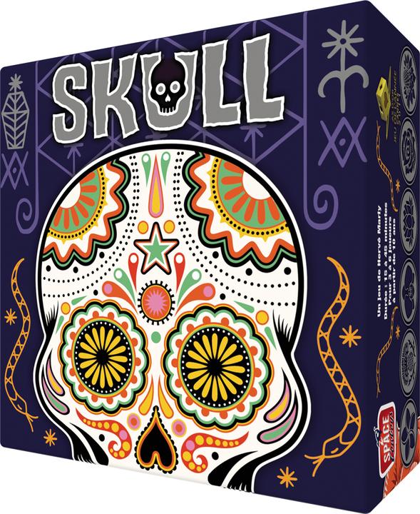 Actual product image Asmodée Skull Silver (French)