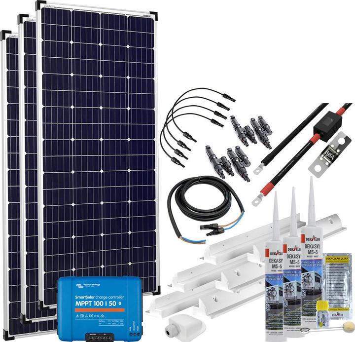 Offgridtec mPremium+ XXL 400W - 600W 12V MPPT Caravan Solaranlage (400 W)
