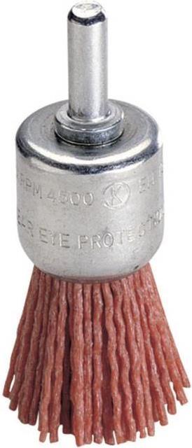 Actual product image wolfcraft wolfcraft 1 nylon wire brush bit aggr. S=6-kt ø25mm (80)